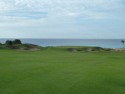 A green that is right on the ocean
