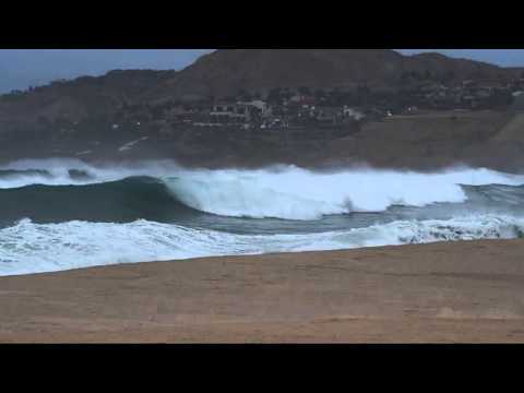 High Surf from Tropical Storm Sandra