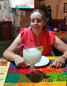 June got a mighty big margarita
