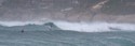 Surfers in the distance