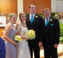 With Courtney's siblings
