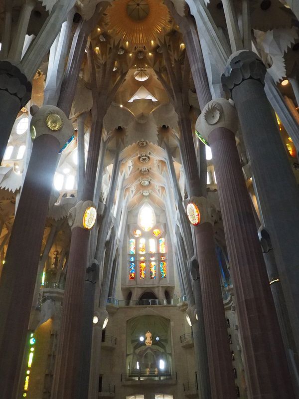 Interior of Sagrada Familia