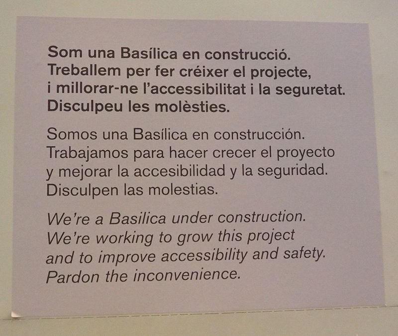 Under construction for almost 100 years