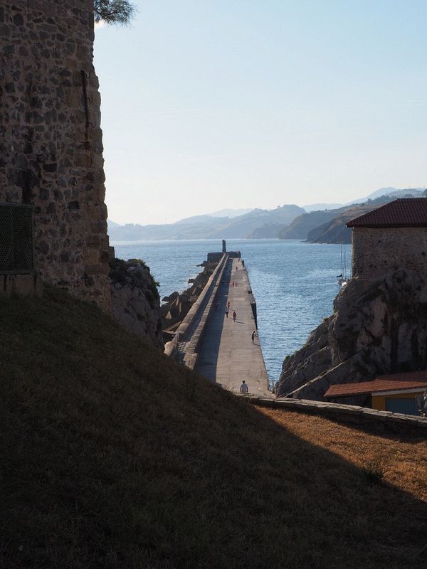 The town breakwater