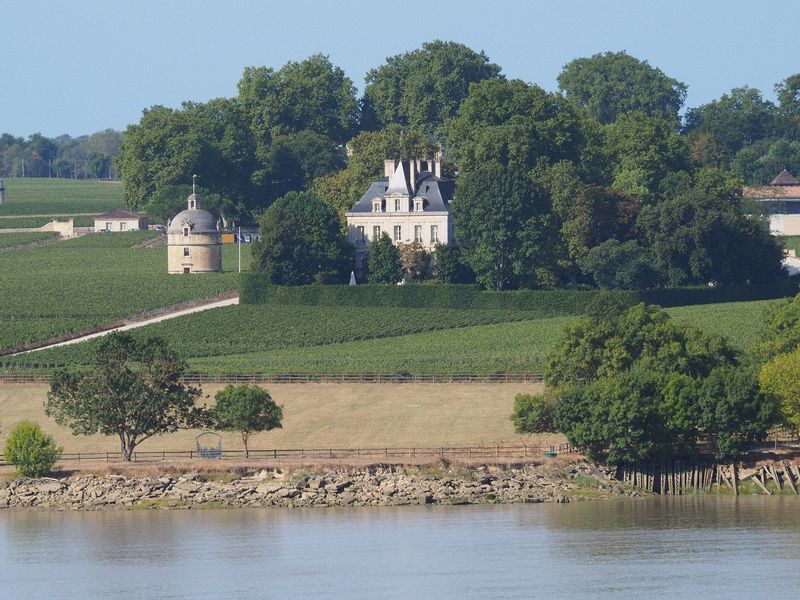 This chateau has a round dovecote