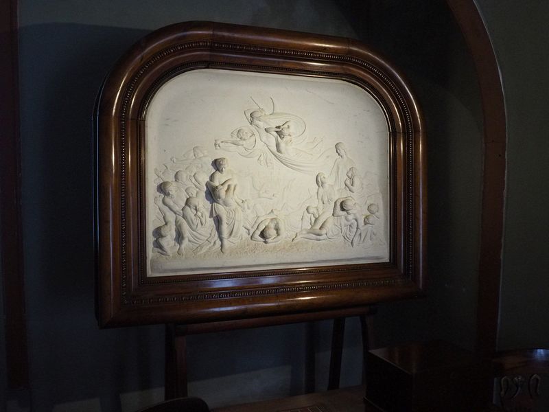 Carved relief