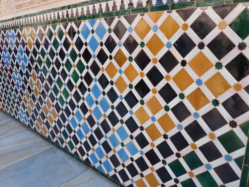 Colorful tilework
