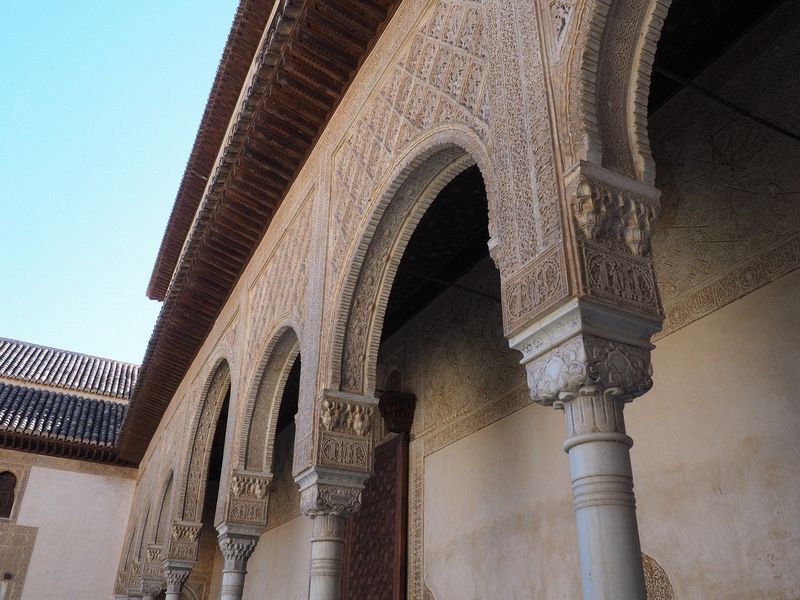 Intricately carved arches