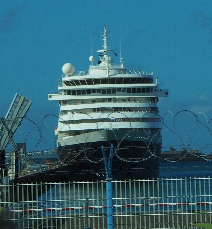 Back to our ship in Cherbourg