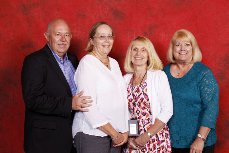 Pete, June, Eloise, and Linda formal picture