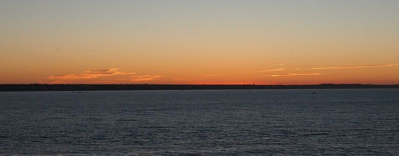 Dawn in Huelva, Spain, near Seville