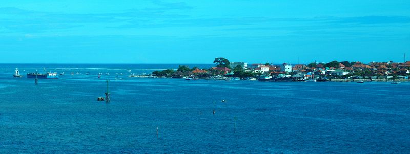 Benoa harbor in Bali