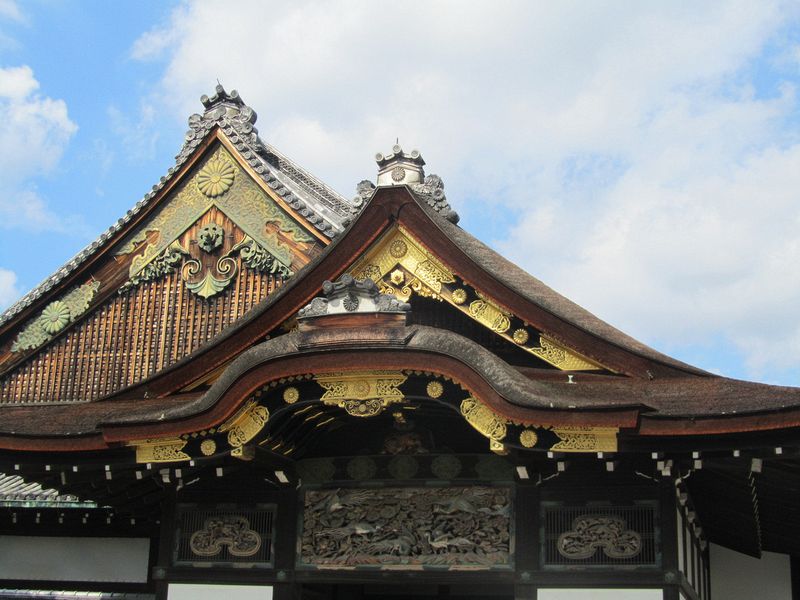 Gold detail on the palace