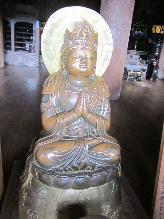 Statue inside the temple