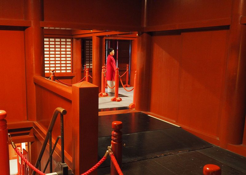 Red interior rooms