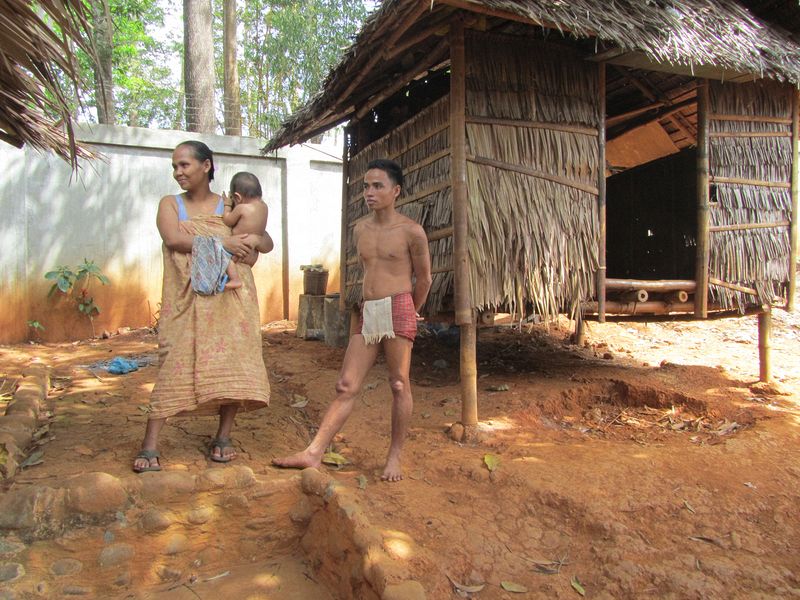 Inidigenous Palawans from a mountain tribe