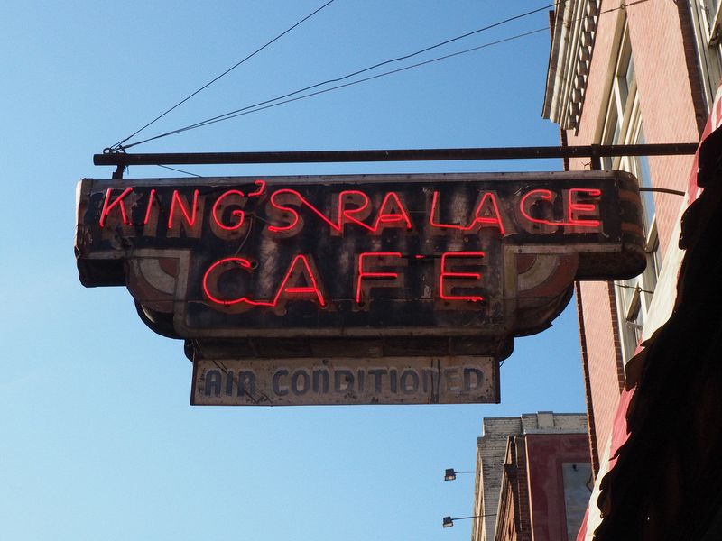 King's Palace Cafe sign