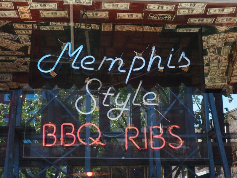 Memphis Style BBQ Ribs sign