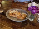 Crab beignets