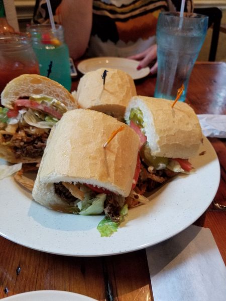 Po boy sandwich
