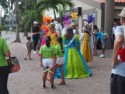 Gathering for the parade