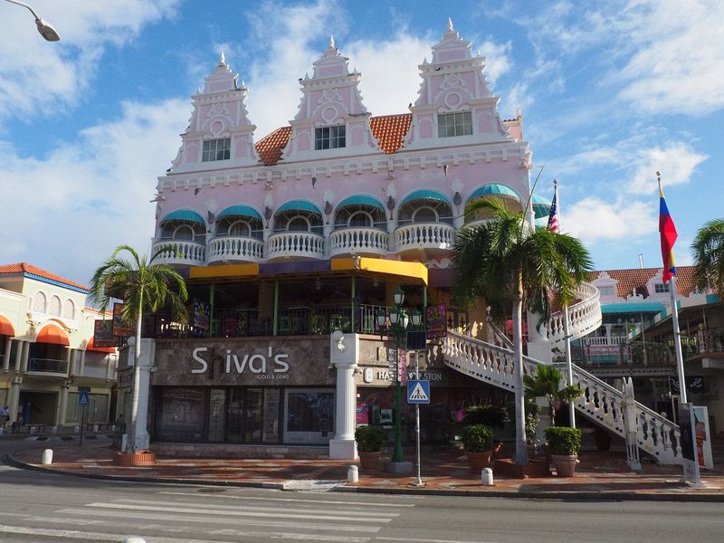 Ornate shopping center