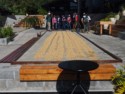 Coffee beans drying in the sun