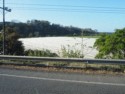 Farm with cloth barriers on the ground