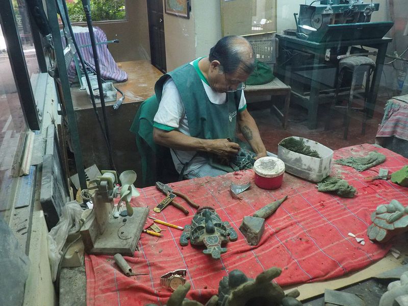 Making a jade mask