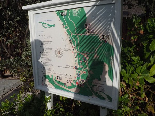 A map of the cay