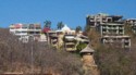 Multi-story houses in various states of repair