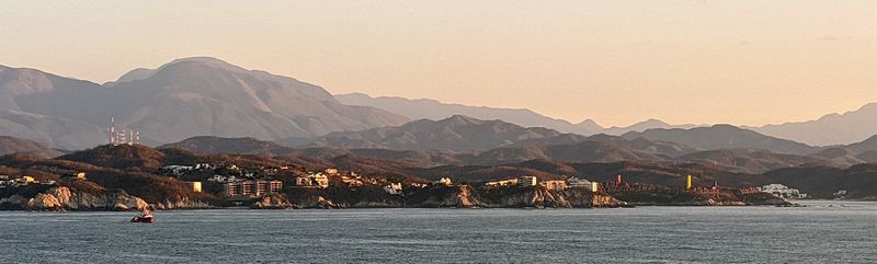 We approach Huatulco, Mexico
