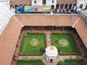 The cloister of the church