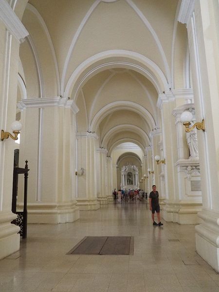 We enter the Basilica