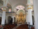 Inside the church