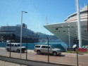 We return to the cruise terminal