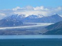 The Oosterdam in the distance at the Grand Pacific Glacier