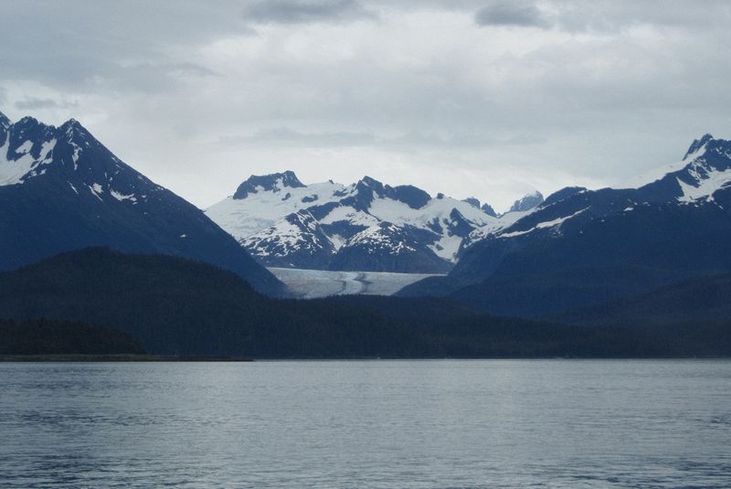 Mendenhall Glacier in the distance