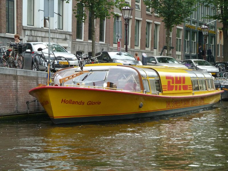 DHL delivers by boat