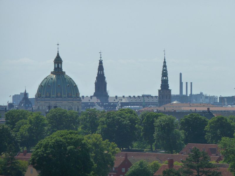Old Copenhagen skyline
