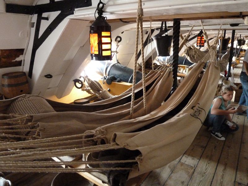 Where the sailors slept