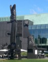 Interesting sculpture in front of the Helsinki Music Centre