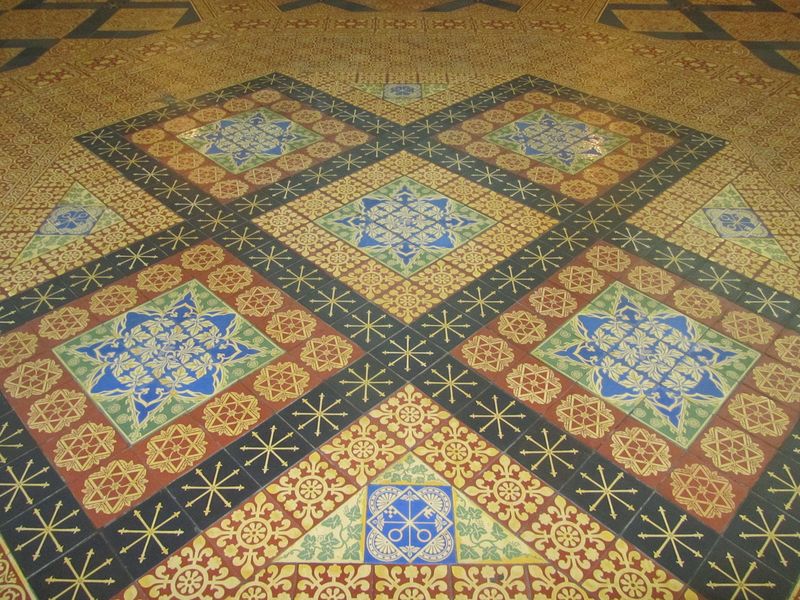 Even the floor is ornate