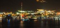 Nighttime view of Charlotte Amalie