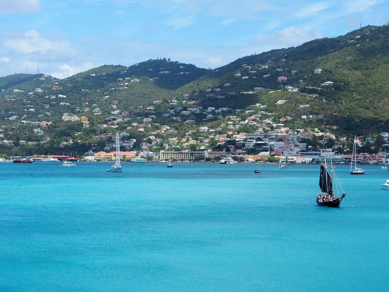 The city of Charlotte Amalie