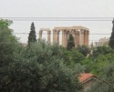 Passing by the Roman Temple of Zeus