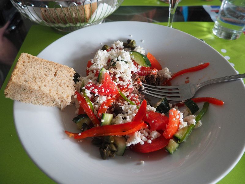 A real Greek salad