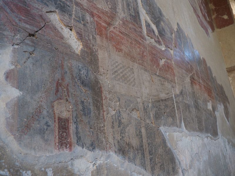 Wall paintings cover all the walls