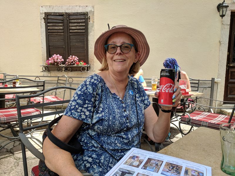 June has her Coke