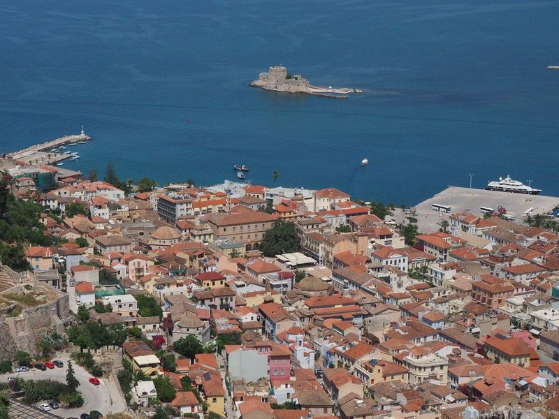 City of Nafplion and the Boertzi fortification